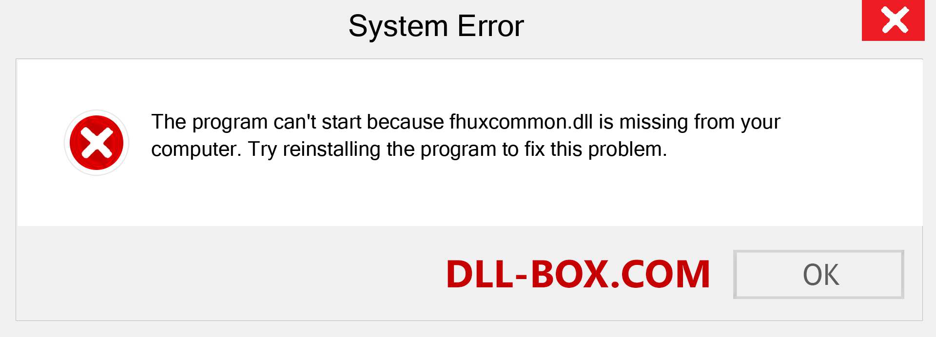  fhuxcommon.dll file is missing?. Download for Windows 7, 8, 10 - Fix  fhuxcommon dll Missing Error on Windows, photos, images